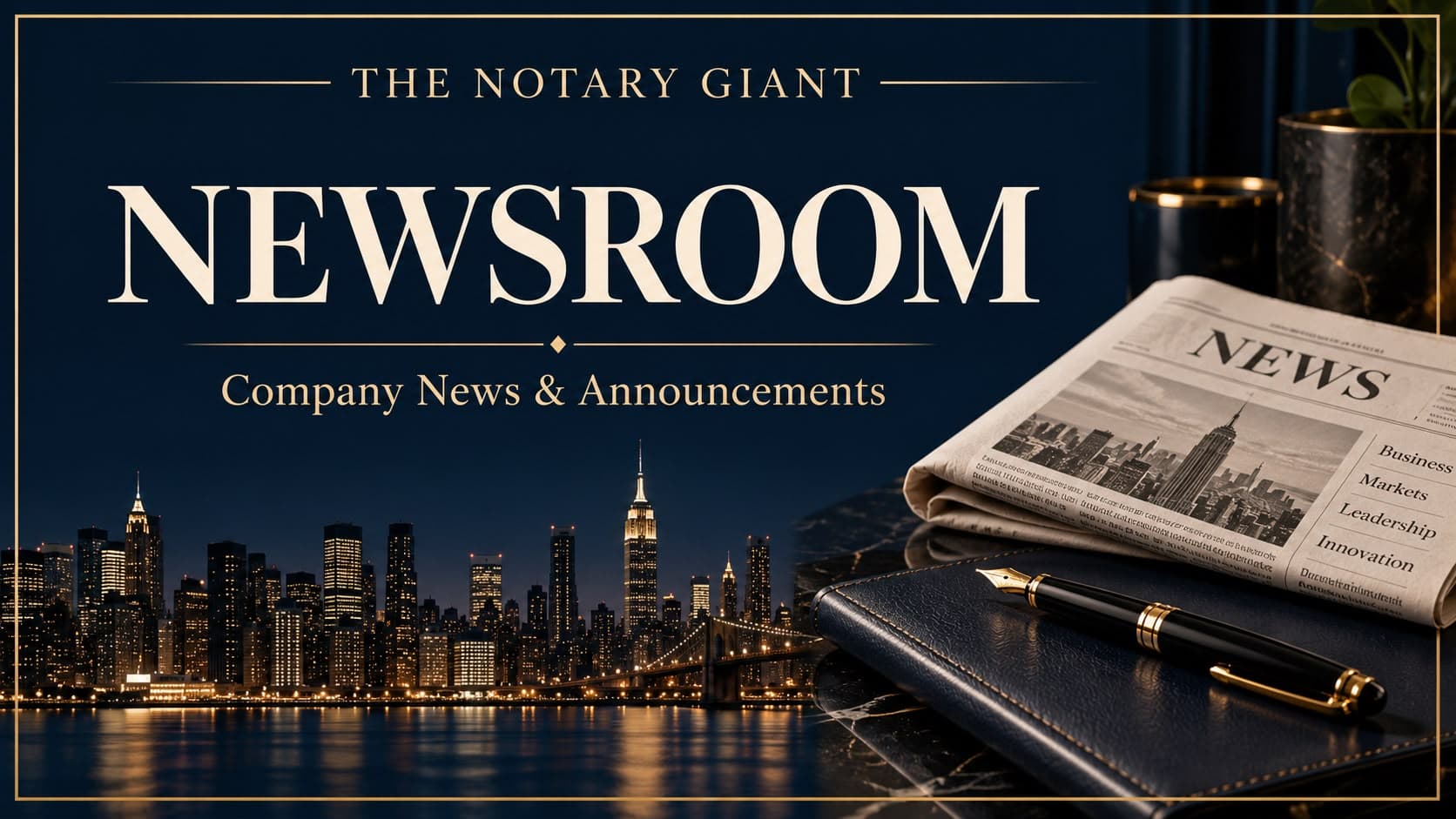 The Notary Giant Newsroom — company news and announcements